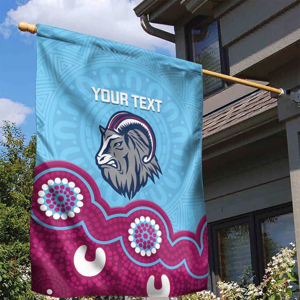 Central Queensland Rugby Custom Garden Flag Go Capras Aboriginal Art - Aussie Hoodie