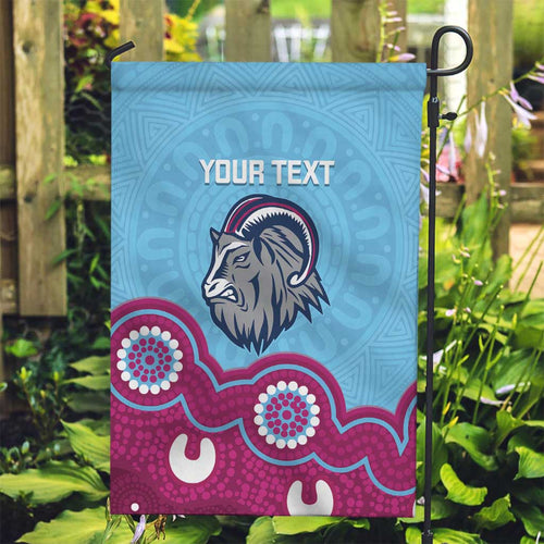 Central Queensland Rugby Custom Garden Flag Go Capras Aboriginal Art - Aussie Hoodie