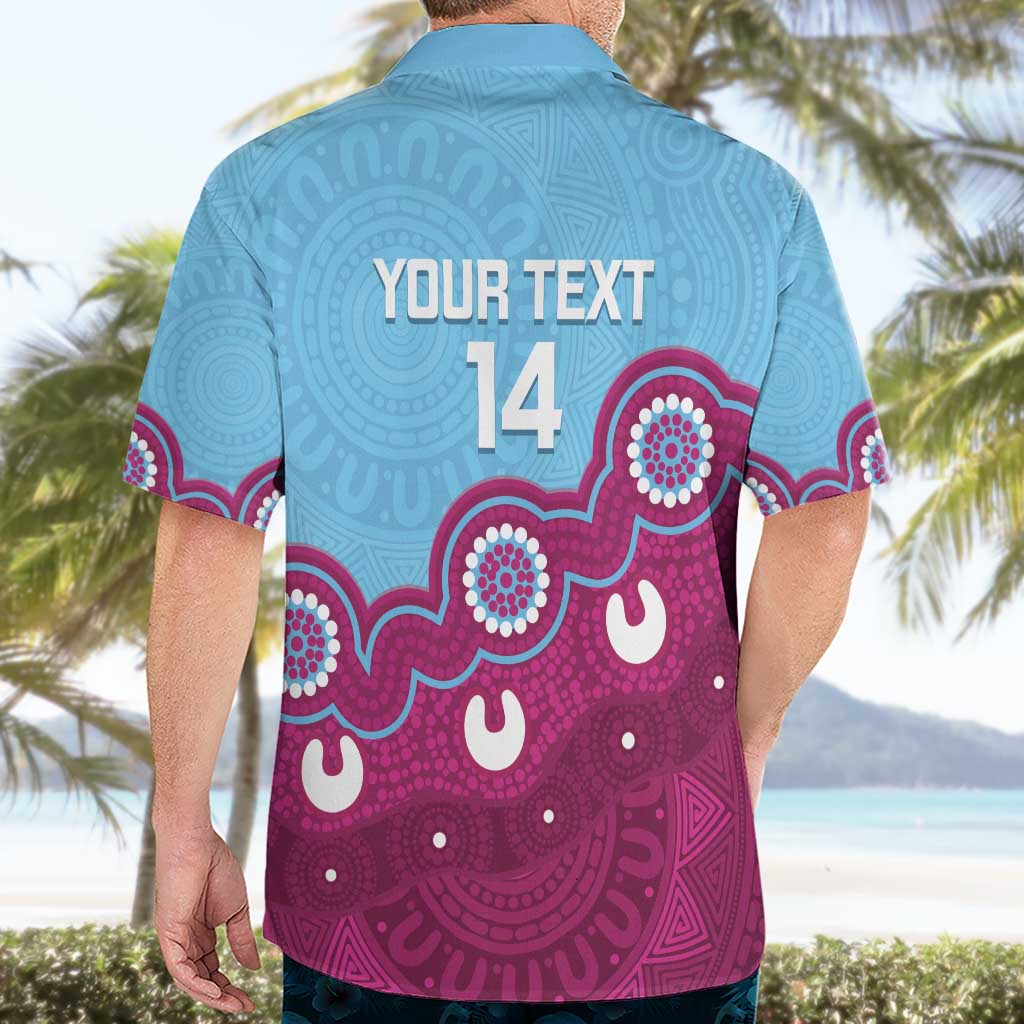 Central Queensland Rugby Custom Hawaiian Shirt Go Capras Aboriginal Art - Aussie Hoodie