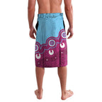 Central Queensland Rugby Custom Lavalava Go Capras Aboriginal Art - Aussie Hoodie