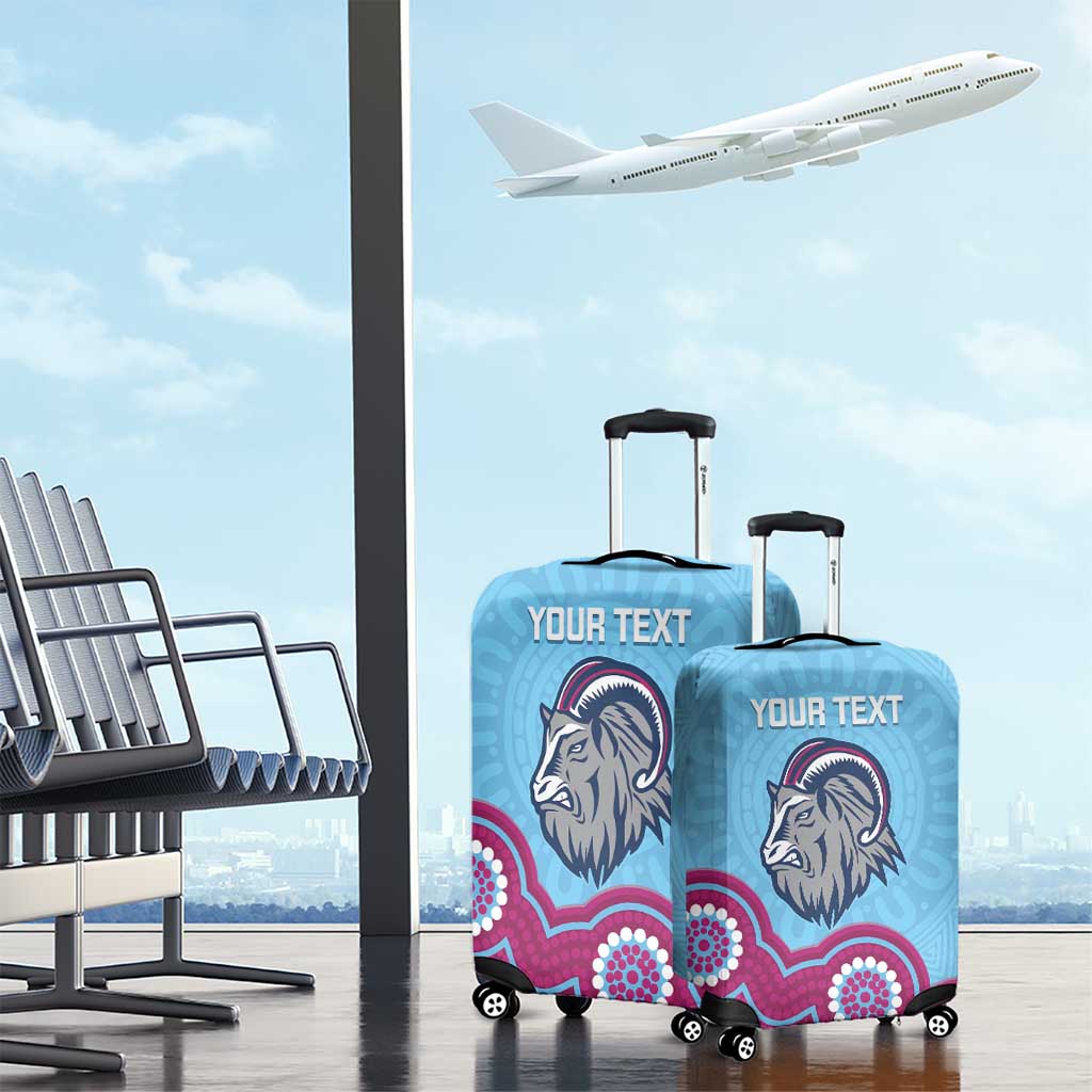 Central Queensland Rugby Custom Luggage Cover Go Capras Aboriginal Art - Aussie Hoodie