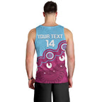 Central Queensland Rugby Custom Men Tank Top Go Capras Aboriginal Art - Aussie Hoodie