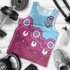Central Queensland Rugby Custom Men Tank Top Go Capras Aboriginal Art - Aussie Hoodie