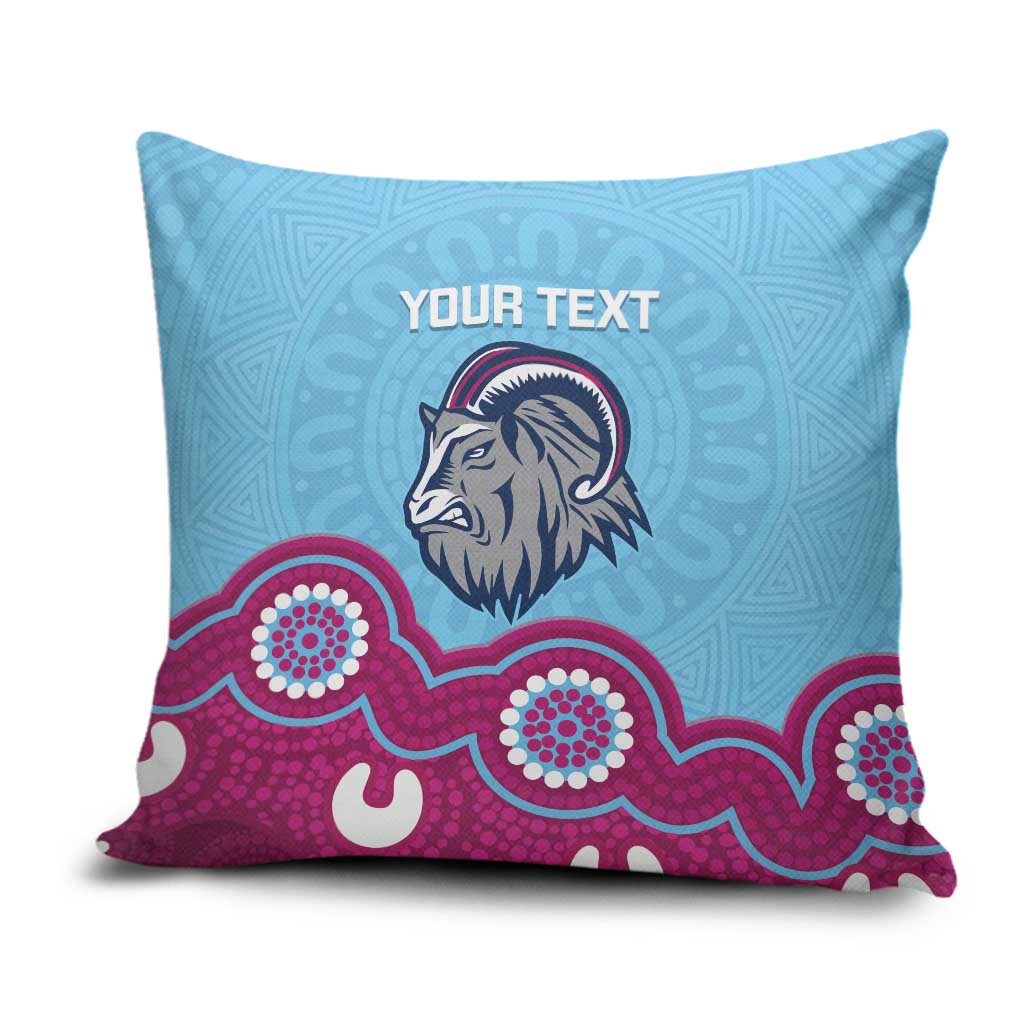 Central Queensland Rugby Custom Pillow Cover Go Capras Aboriginal Art - Aussie Hoodie