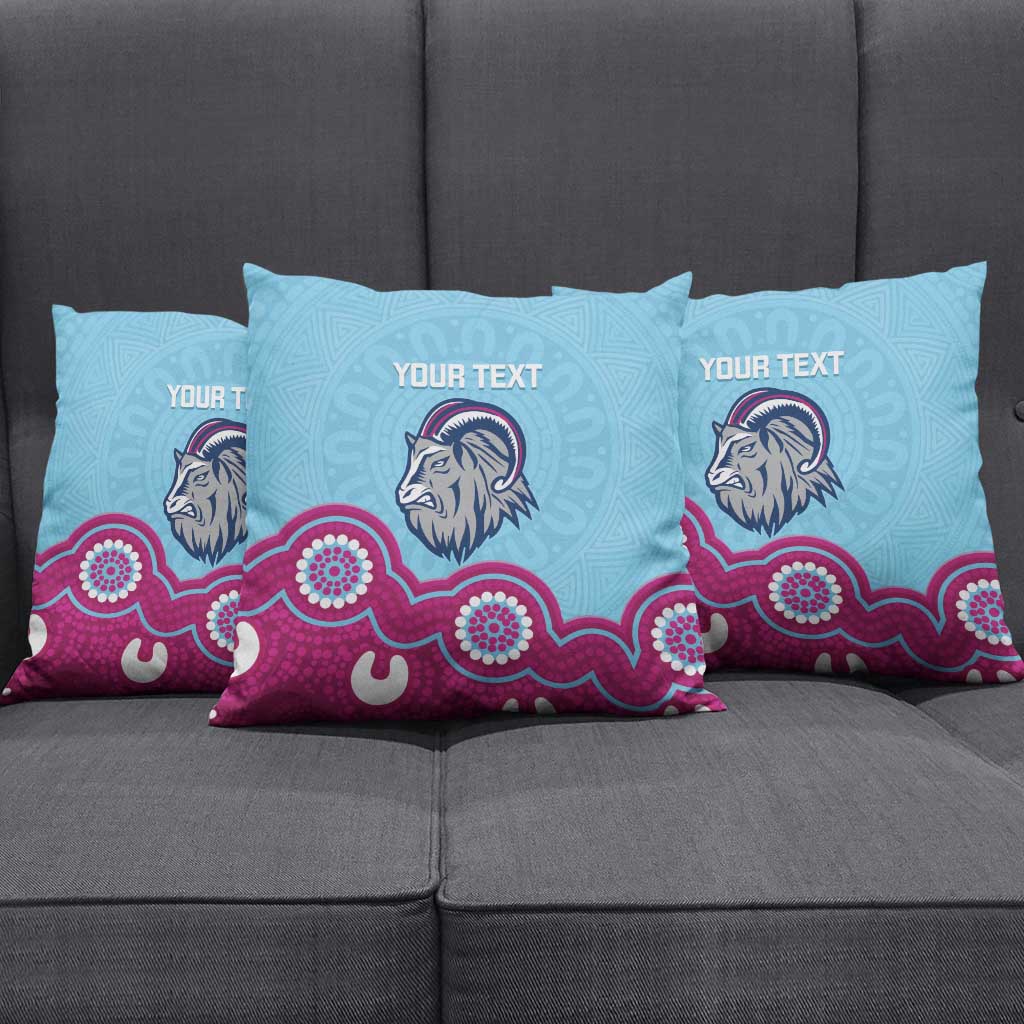 Central Queensland Rugby Custom Pillow Cover Go Capras Aboriginal Art - Aussie Hoodie