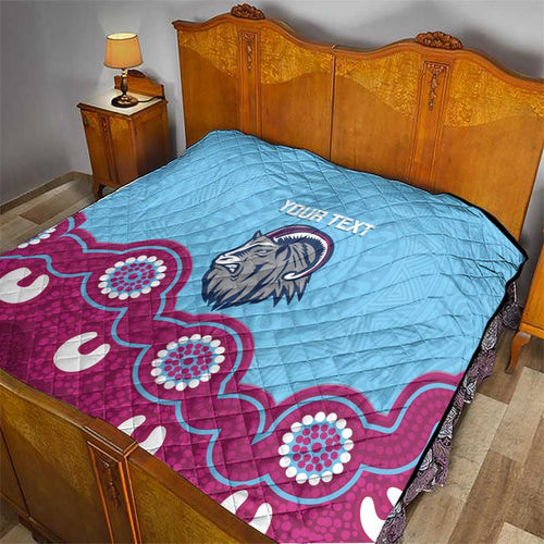 Central Queensland Rugby Custom Quilt Go Capras Aboriginal Art - Aussie Hoodie