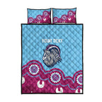 Central Queensland Rugby Custom Quilt Bed Set Go Capras Aboriginal Art - Aussie Hoodie