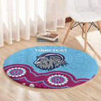Central Queensland Rugby Custom Round Carpet Go Capras Aboriginal Art - Aussie Hoodie