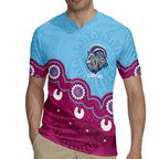 Central Queensland Rugby Custom Rugby Jersey Go Capras Aboriginal Art - Aussie Hoodie