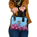 Central Queensland Rugby Custom Shoulder Handbag Go Capras Aboriginal Art - Aussie Hoodie