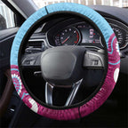 Central Queensland Rugby Steering Wheel Cover Go Capras Aboriginal Art - Aussie Hoodie