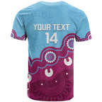 Central Queensland Rugby Custom T Shirt Go Capras Aboriginal Art - Aussie Hoodie