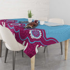 Central Queensland Rugby Custom Tablecloth Go Capras Aboriginal Art - Aussie Hoodie