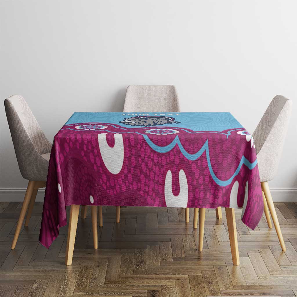 Central Queensland Rugby Custom Tablecloth Go Capras Aboriginal Art - Aussie Hoodie