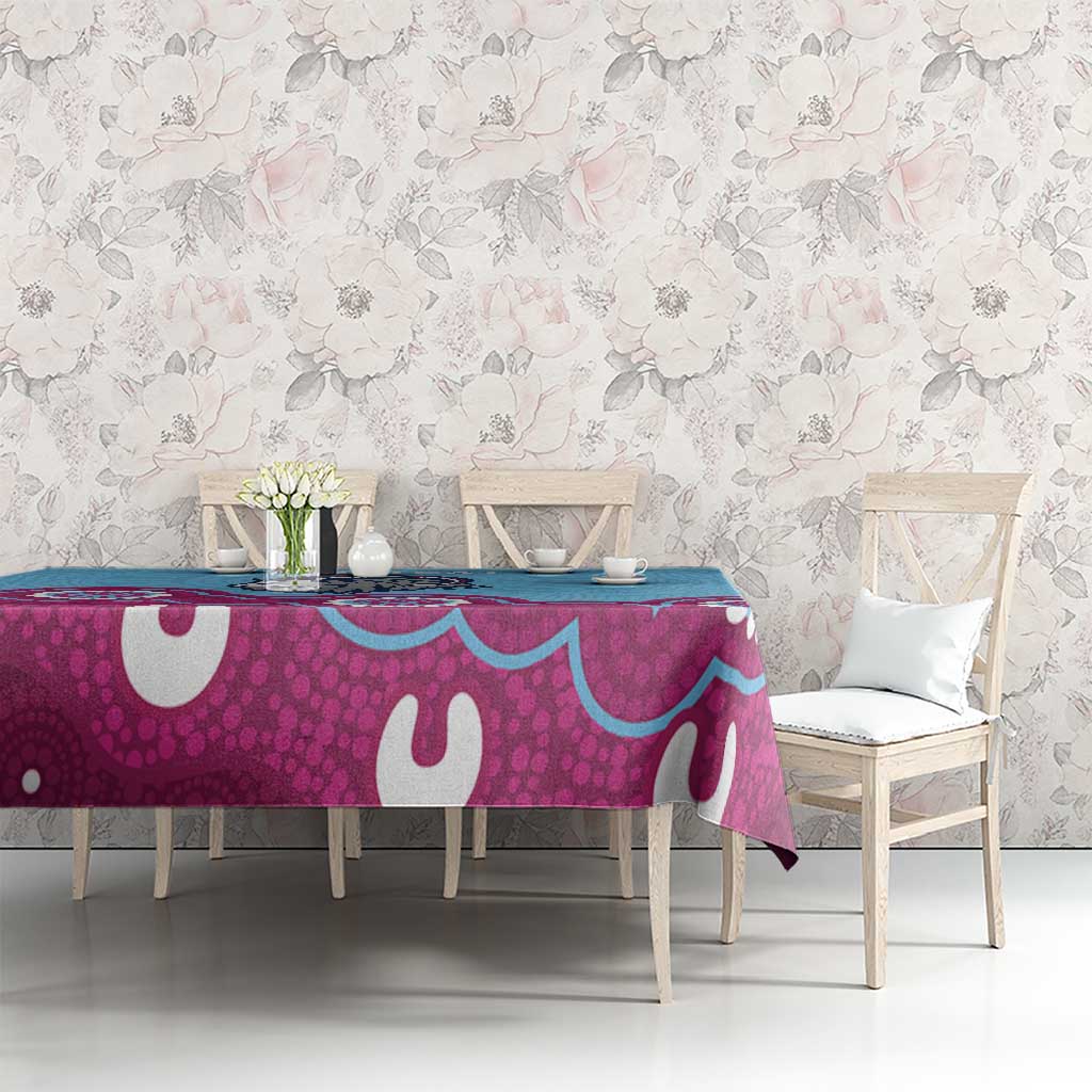 Central Queensland Rugby Custom Tablecloth Go Capras Aboriginal Art - Aussie Hoodie