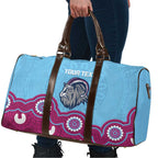 Central Queensland Rugby Custom Travel Bag Go Capras Aboriginal Art - Aussie Hoodie
