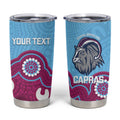 Central Queensland Rugby Custom Tumbler Cup Go Capras Aboriginal Art - Aussie Hoodie