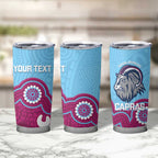 Central Queensland Rugby Custom Tumbler Cup Go Capras Aboriginal Art - Aussie Hoodie
