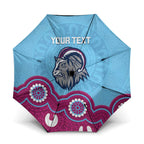 Central Queensland Rugby Custom Umbrella Go Capras Aboriginal Art - Aussie Hoodie