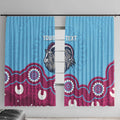 Central Queensland Rugby Custom Window Curtain Go Capras Aboriginal Art - Aussie Hoodie