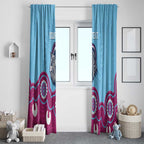Central Queensland Rugby Custom Window Curtain Go Capras Aboriginal Art - Aussie Hoodie