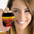 Papua New Guinea Rugby Custom AirPods Case Go PNG Hunters Polynesian Pattern - Aussie Hoodie