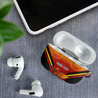 Papua New Guinea Rugby Custom AirPods Case Go PNG Hunters Polynesian Pattern - Aussie Hoodie