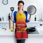 Papua New Guinea Rugby Custom Apron Go PNG Hunters Polynesian Pattern - Aussie Hoodie