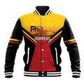 Papua New Guinea Rugby Custom Baseball Jacket Go PNG Hunters Polynesian Pattern - Aussie Hoodie