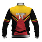 Papua New Guinea Rugby Custom Baseball Jacket Go PNG Hunters Polynesian Pattern - Aussie Hoodie