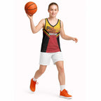 Papua New Guinea Rugby Custom Basketball Jersey Go PNG Hunters Polynesian Pattern - Aussie Hoodie