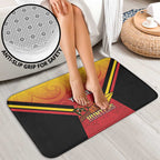 Papua New Guinea Rugby Custom Bathroom Set Go PNG Hunters Polynesian Pattern - Aussie Hoodie
