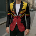 Papua New Guinea Rugby Custom Blazer Go PNG Hunters Polynesian Pattern - Aussie Hoodie