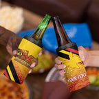 Papua New Guinea Rugby Custom 4 in 1 Can Cooler Tumbler Go PNG Hunters Polynesian Pattern - Aussie Hoodie
