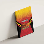 Papua New Guinea Rugby Custom Canvas Wall Art Go PNG Hunters Polynesian Pattern - Aussie Hoodie