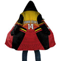 Papua New Guinea Rugby Custom Cloak Go PNG Hunters Polynesian Pattern - Aussie Hoodie