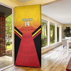 Papua New Guinea Rugby Custom Door Cover Go PNG Hunters Polynesian Pattern - Aussie Hoodie