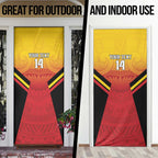 Papua New Guinea Rugby Custom Door Cover Go PNG Hunters Polynesian Pattern - Aussie Hoodie