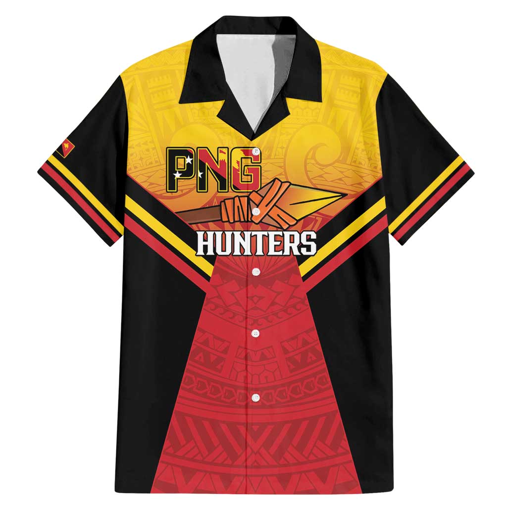 Papua New Guinea Rugby Custom Family Matching Mermaid Dress and Hawaiian Shirt Go PNG Hunters Polynesian Pattern - Aussie Hoodie