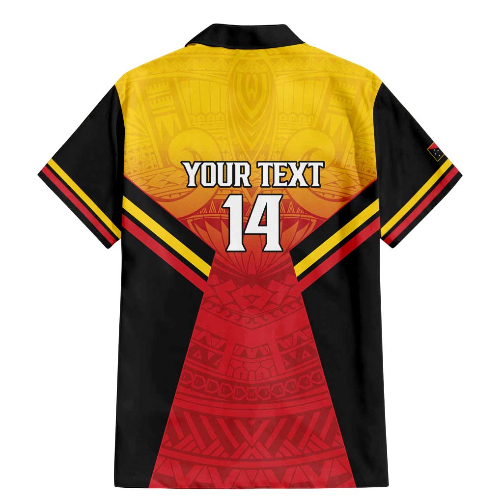 Papua New Guinea Rugby Custom Family Matching Mermaid Dress and Hawaiian Shirt Go PNG Hunters Polynesian Pattern - Aussie Hoodie