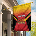 Papua New Guinea Rugby Custom Garden Flag Go PNG Hunters Polynesian Pattern - Aussie Hoodie
