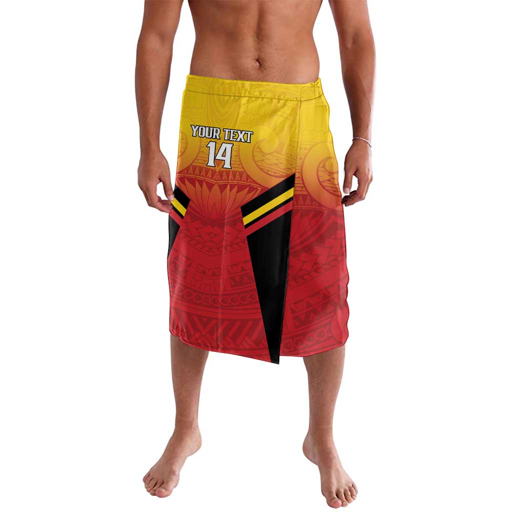 Papua New Guinea Rugby Custom Lavalava Go PNG Hunters Polynesian Pattern - Aussie Hoodie