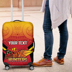 Papua New Guinea Rugby Custom Luggage Cover Go PNG Hunters Polynesian Pattern - Aussie Hoodie