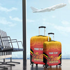Papua New Guinea Rugby Custom Luggage Cover Go PNG Hunters Polynesian Pattern - Aussie Hoodie