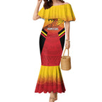 Papua New Guinea Rugby Custom Mermaid Dress Go PNG Hunters Polynesian Pattern - Aussie Hoodie