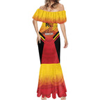 Papua New Guinea Rugby Custom Mermaid Dress Go PNG Hunters Polynesian Pattern - Aussie Hoodie