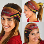 Papua New Guinea Rugby Custom Neck Gaiter Go PNG Hunters Polynesian Pattern - Aussie Hoodie