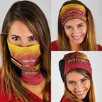 Papua New Guinea Rugby Custom Neck Gaiter Go PNG Hunters Polynesian Pattern - Aussie Hoodie