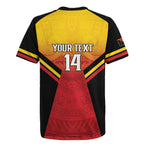 Papua New Guinea Rugby Custom Rugby Jersey Go PNG Hunters Polynesian Pattern - Aussie Hoodie