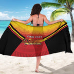 Papua New Guinea Rugby Custom Sarong Go PNG Hunters Polynesian Pattern - Aussie Hoodie
